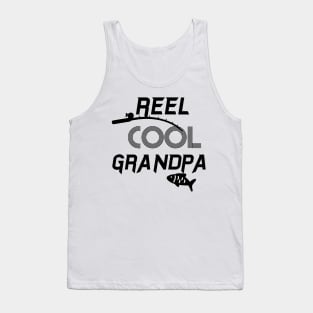 Funny Fishing Shirts for Men - Reel Cool Grandpa T-Shirt Ideas for Grandpa Papa Tank Top